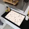 Terrazzo -  Patroon - Kleurrijk - Indigo Inductie beschemer met haakjes klein 777 -sfeer1