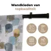 Abstract - Goud - Vormen Wandkleed katoen klein -sfeer2