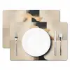 Goud - Vrouw - Rechthoeken Placemat vinyl groot -zzsfeer2_Kitchenyeah-website