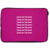 Focus on the good - Roze - wit laptophoes neopreen klein -zkaufland3dotto