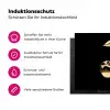 Kersen - Zwart - Goud - Chrome Inductie beschermer vinyl 3mm klein -zzzzzzz-lf-ups
