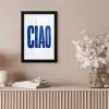 Ciao - Stippen - Roze - Wit fotolijst zwart zonder passe partout klein -sfeer5