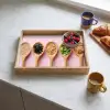 Ingrediënten - Lepels - Hout - Roze Dienblad Rechthoek middel -sfeer2