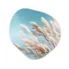 Siergras - Wind - Lichtbruin Wandcirkel Organisch Forex 3mm klein -3d