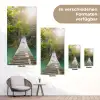 Hangbrug in het Regenwoud tuinposter los doek klein -Xsfeer9_DE