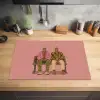 Illustratie - Bankje - Personen - Minimalistisch Inductie beschermer vinyl 3mm klein -sfeer5