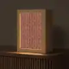 Abstract - Textuur - Bruin Light Box met kabel (Tafellamp) klein 925 -z3d_website