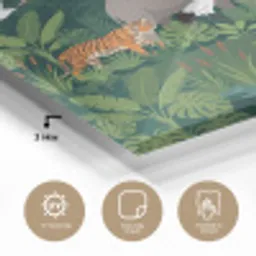 Tropisch - Jungle -  Groen plexiglas 5mm klein -sfeer2