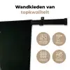 Dier - Kok - Stokstaartje Wandkleed katoen klein -sfeer2