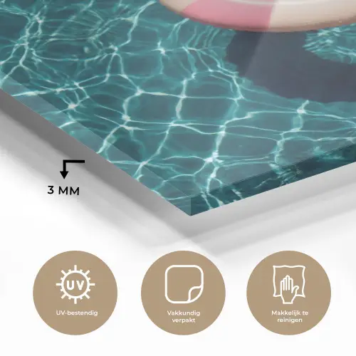 Drijvend - Zwemband - Water plexiglas 5mm klein -sfeer2