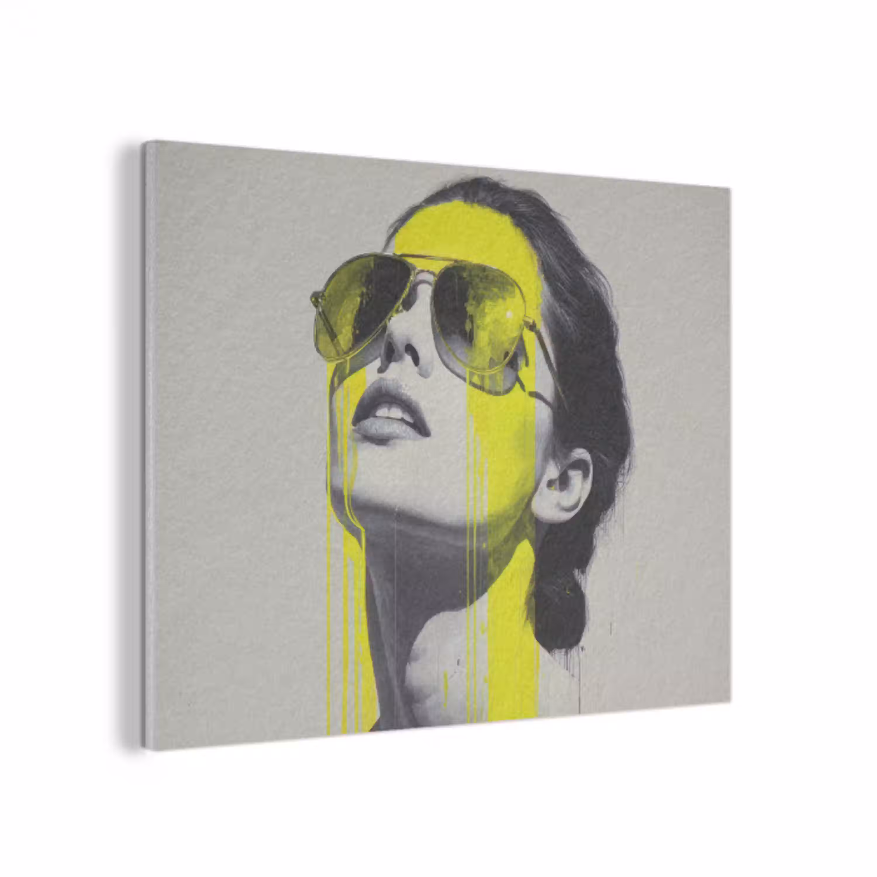 Vrouw - Bril - Verf PET vilt klein -3d
