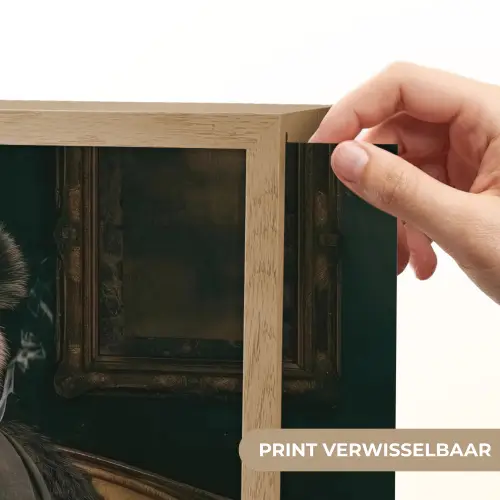 Panda - Hoed - Bril - Pak Light Box met batterij (Wandlamp) middel -USP_websiteprintNL