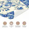 Vlinders - Bloemen - Blauw - Botanisch deurposter klein 289 -closeup_NL