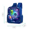 Vrolijke Ontmoeting in de Ruimte Kinderrugzak - Blauw middel -productfoto_formaten