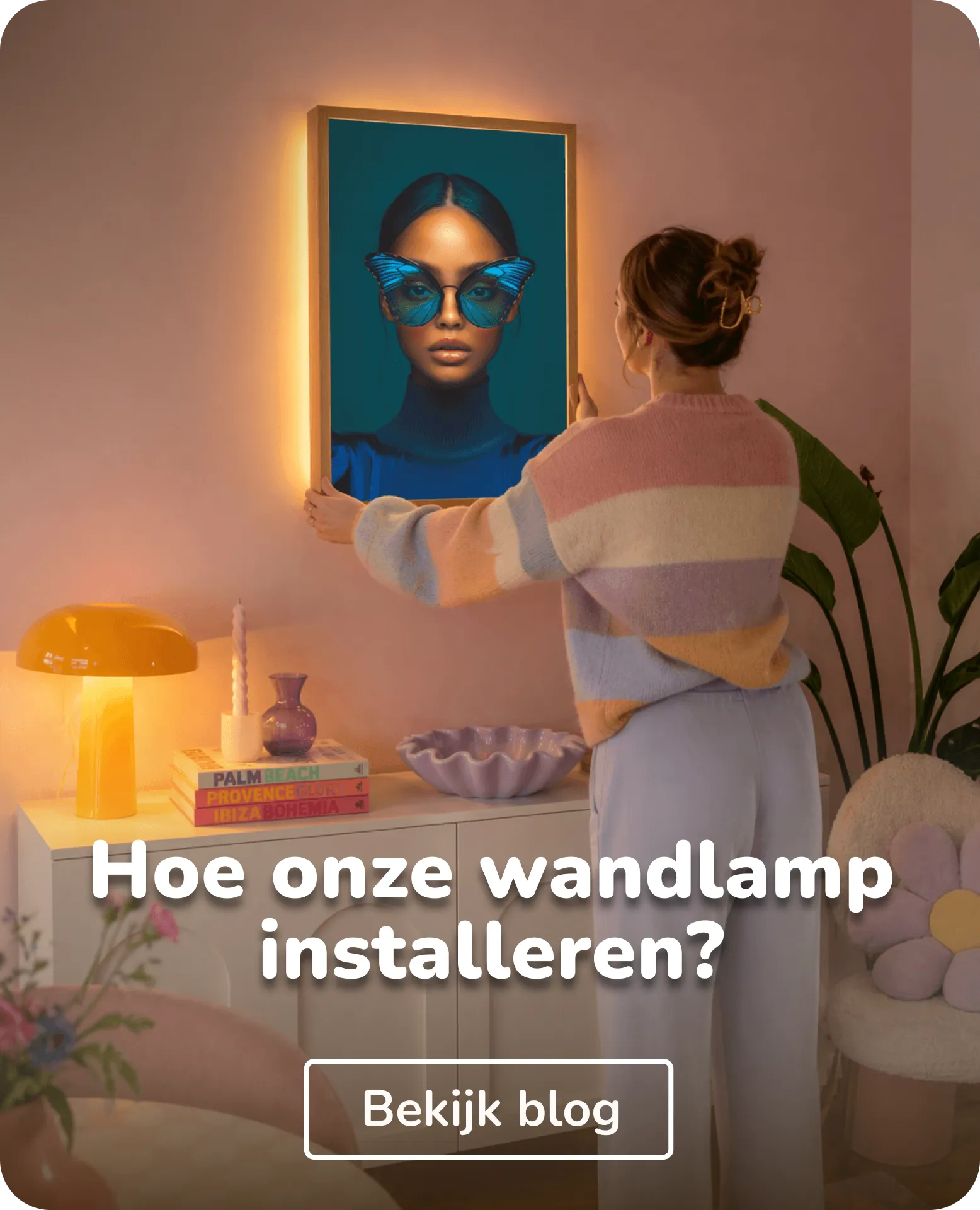 wandlamp installeren