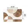 Snijdende cirkels - Overlappende vlakken Placemat vinyl groot -specs