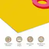 Oh ok - 3D - Geel - Roze poster papier klein -closeup_NL