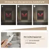 Vlinder - Rood - Minimalistisch Light Box met kabel (Tafellamp) klein -USP_dimbaarNL