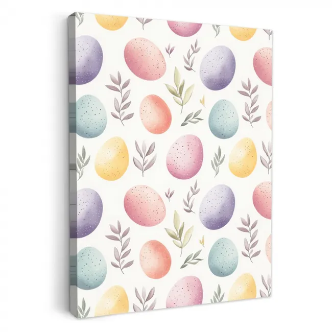 Eieren - Kleurrijk - Patroon KitchenYeah - Keuken - Canvas middel -3d