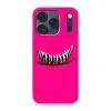 Banaan - Zebraprint - Roze Telefoonhoesje iPhone 17 Pro klein -3d