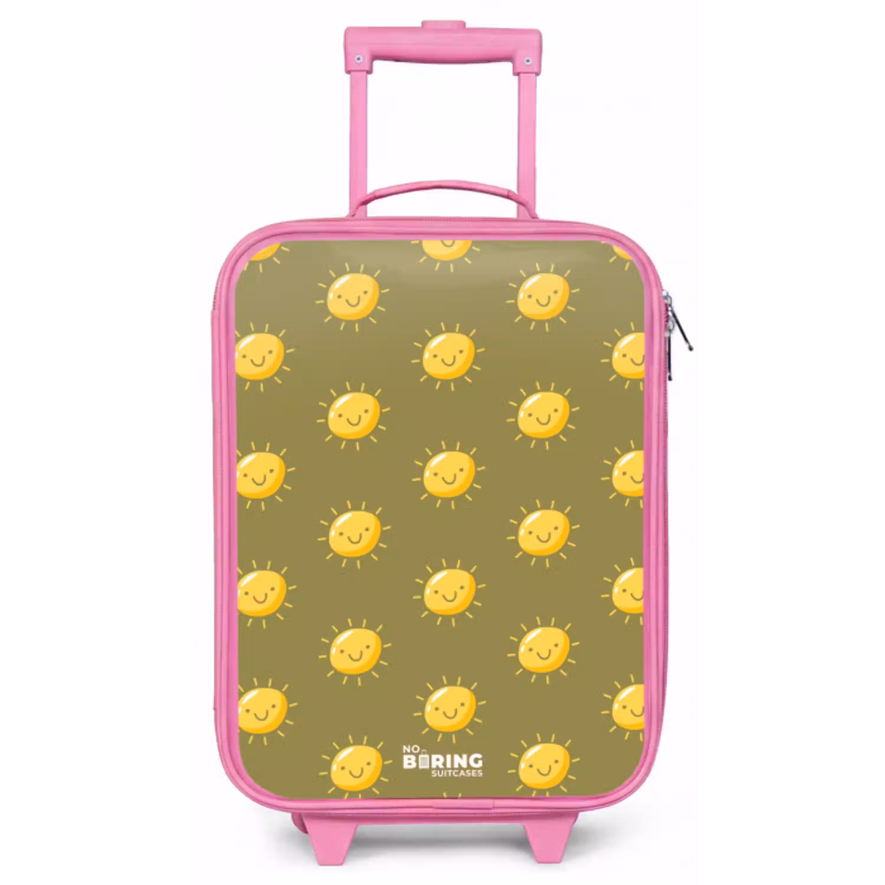 Sunny situation olijf Kinderkoffer - Roze klein -zz3dotto