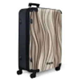 Golven - 3D - Crème NBS - Large koffer - Volwassenen Unisex groot -product1