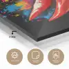 Peper - Graffiti - Verf - Abstract - Modern - Kleurrijk plexiglas 5mm klein -sfeer2