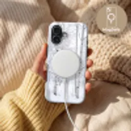 Berkenbomen - Sneeuw - Winter - Bos - Wit Toughcase MagSafe Apple iPhone 17 klein -USP_MagsafeV