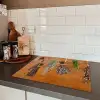 Gedroogde kruiden Inductie beschermer vinyl 3mm groot -sfeer3