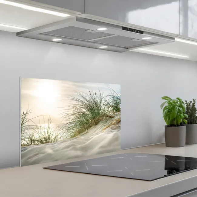 Duin - Waddeneilanden - Water keuken achterwand spatscherm klein -3d_schuin