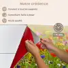 Lente - Bloemen - Rood - Klaproos - Gras - Groen keuken achterwand spatscherm klein -spatscherm_FR