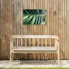 Bladeren - Tropisch - Jungle Tuinposter op houten frame 2 cm dik klein -sfeer4