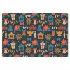 Patroon - Kerst - Symbolen - Blauw Placemat vinyl groot 368 -zzsfeer1_Kitchenyeah-website