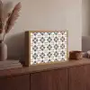 Bladvorm - Klassiek - Kleurrijk Light Box met batterij (Wandlamp) middel 907 -sfeer2