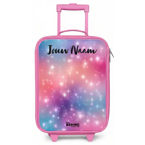Sterren - Abstract - Kleuren Kinderkoffer - Roze klein -zz3dotto