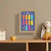Tafels van vermenigvuldiging - Leren rekenen voor kinderen - Getallen oefenen - Ruimte Light Box met kabel (Wandlamp kind) klein -sfeer2_kind