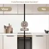 Grafisch - Patroon - Modern - Fijnstijl keuken achterwand 2 middel 871 -voor-na2_NL