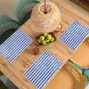 Blauwe Ruit Illusie Placemat vinyl groot -zzsfeer5_Kitchenyeah-website