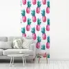 Ananas - Roze - Wit fotobehang vinyl groot 64 -woonkamer