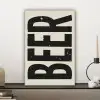 Beer - Vintage - Zwart - Beige canvas 2cm klein -sfeer6