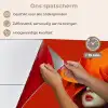 Oranje - Hoed - Vrouw keuken achterwand spatscherm klein -spatscherm_NL
