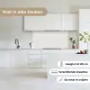 Schubben - Wit - Elegant keuken achterwand 2 middel 871 -sfeer4_NL