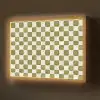 Schaak - Patroon - Groen Light Box met batterij (Wandlamp) middel 907 -z3d_website