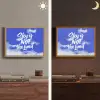 Sky is not the limit - Blauwe lucht - Wolken Light Box met batterij (Wandlamp) middel -sfeer3