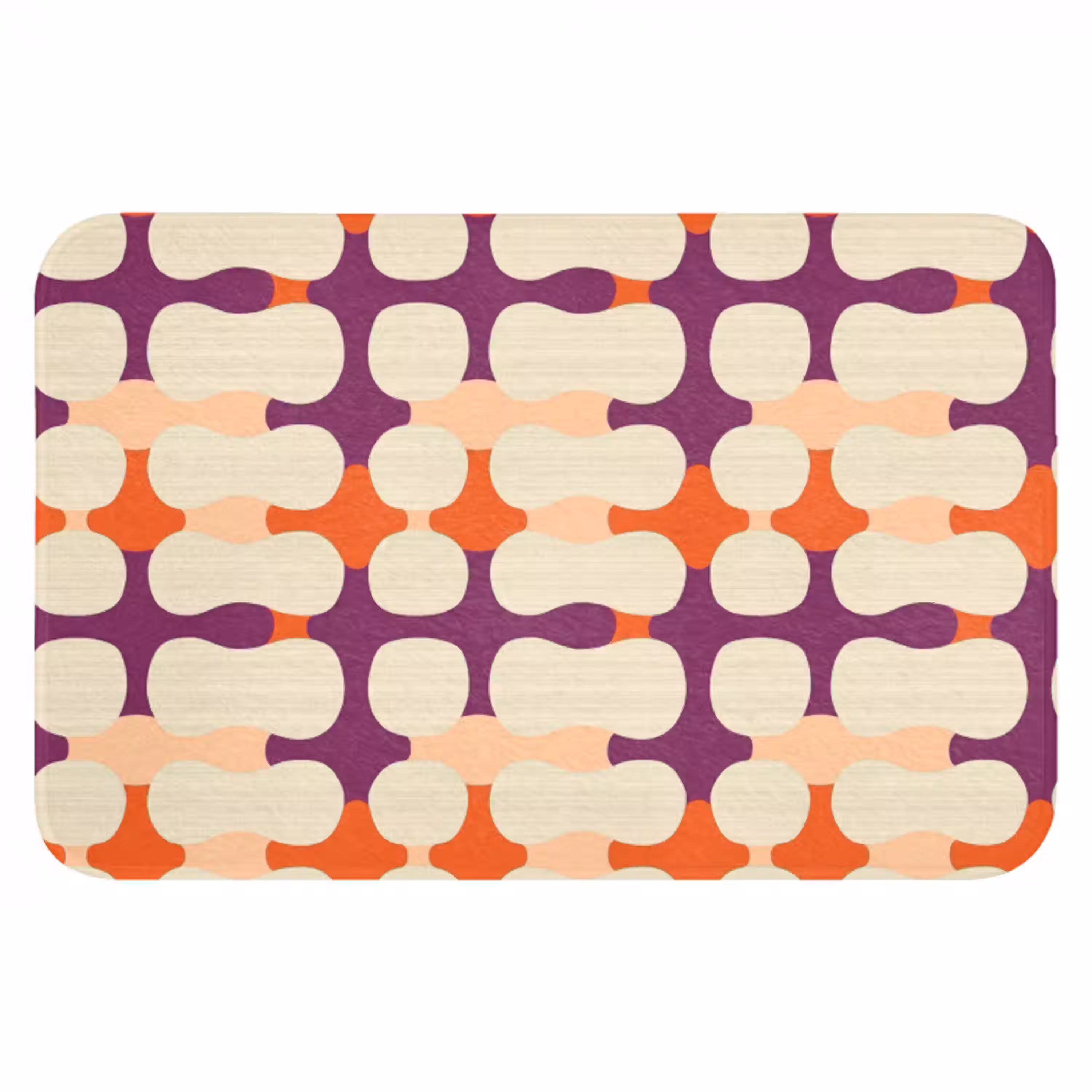 Modern - Patroon - Kleurrijk Badmat klein 997 -3d