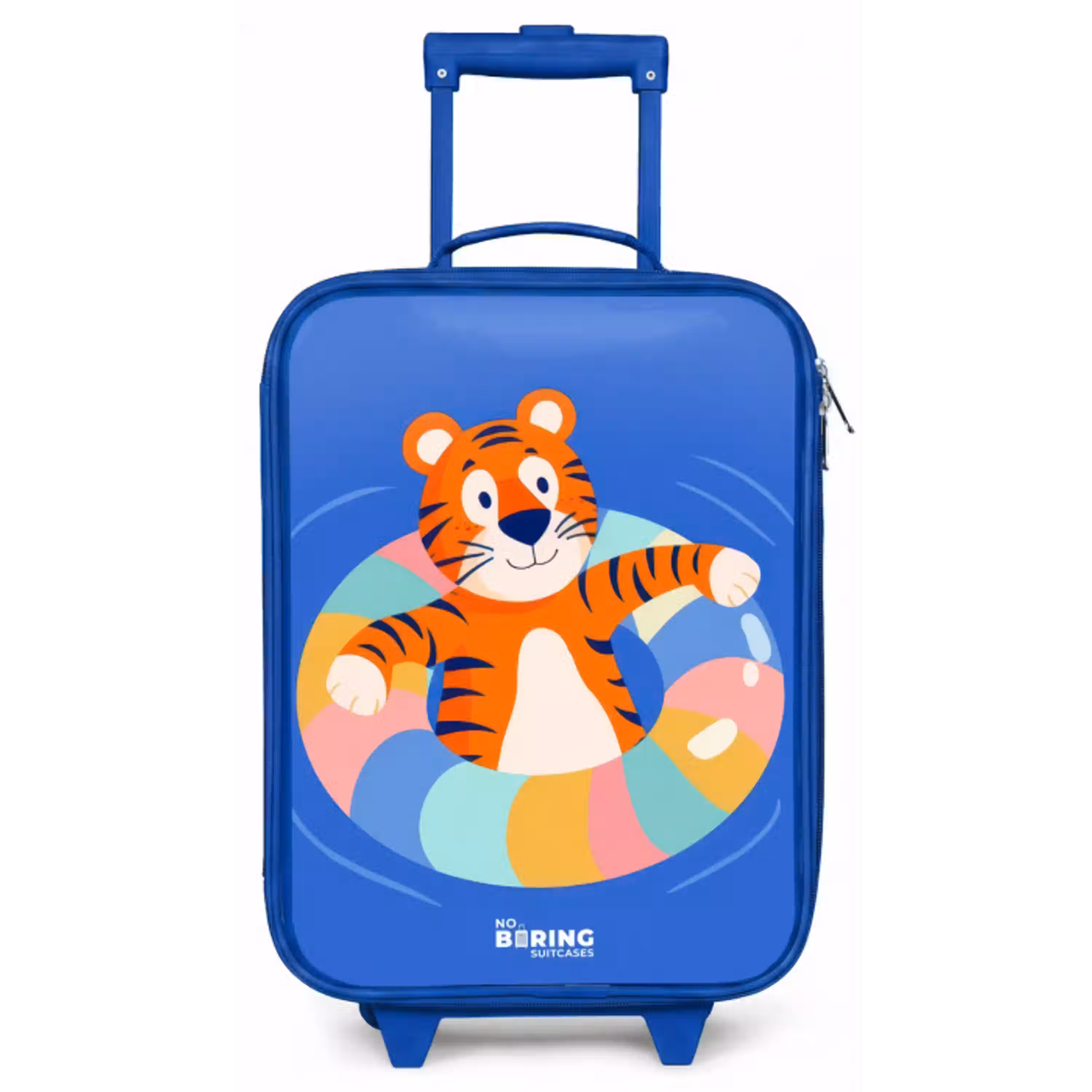 Tijger - Zwemband - Water Kinderkoffer - Blauw klein -zz3dotto