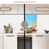 Bloemen - Kleurrijk - Blauw - Natuur keuken achterwand 2 middel -voor-na2_ES