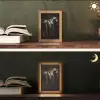 Krachtig - Paard - Donker Light Box met kabel (Tafellamp) klein -sfeer3
