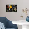 Kruiden - Lepel - Specerijen - Zwart - Keuken poster papier klein -sfeer3