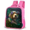 Polly Pup Kinderrugzak - Roze middel -schuin